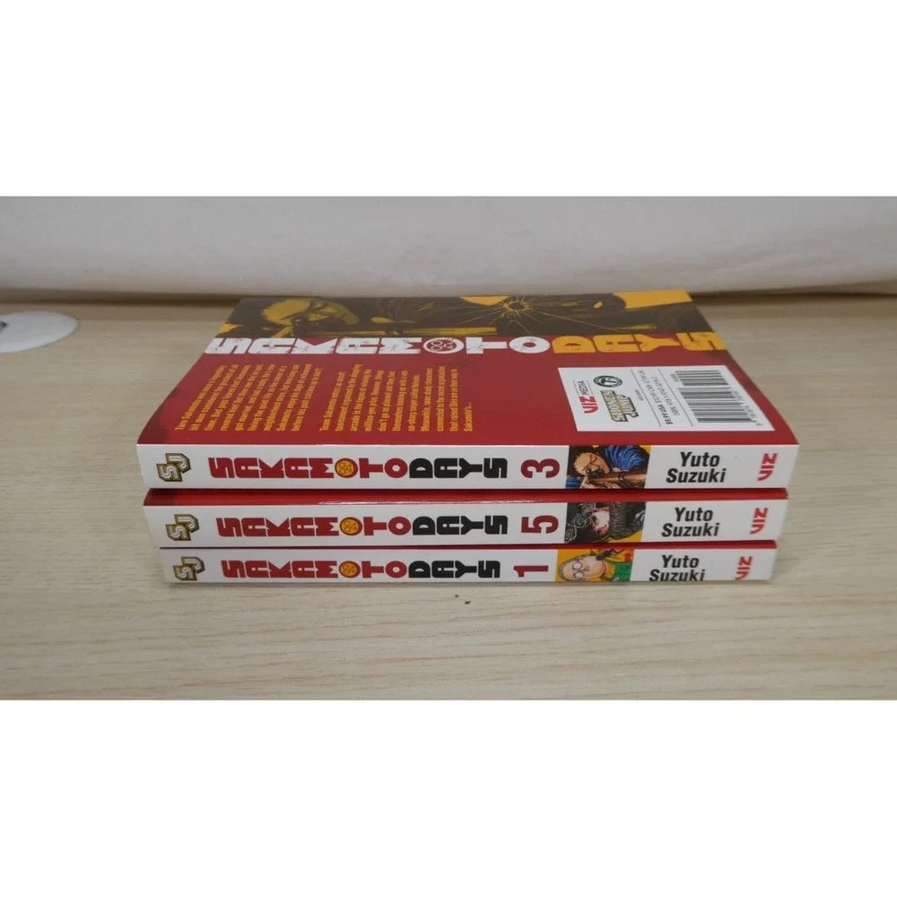 Sakamoto Days manga vols. 1, 3 & 5 English Viz Media